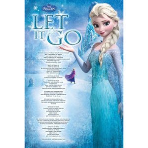 Plakát, Obraz - Ledové království - Let It Go, (61 x 91,5 cm)