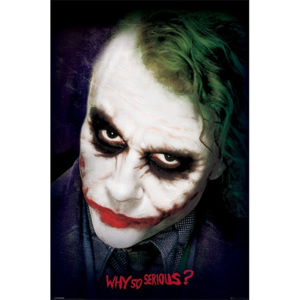 Plakát, Obraz - Batman: Temný rytíř - Joker Face, (61 x 91,5 cm)