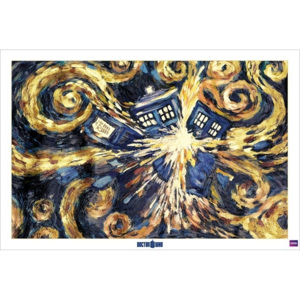 Plakát, Obraz - DOCTOR WHO - exploding tardis, (91,5 x 61 cm)