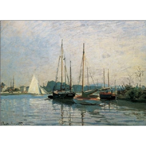 Obraz, Reprodukce - Výletní lodě z Argenteuil, 1872-3, Claude Monet, (80 x 60 cm)