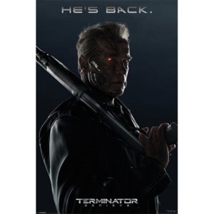 Plakát, Obraz - Terminator Genisys - He's Back, (61 x 91,5 cm)