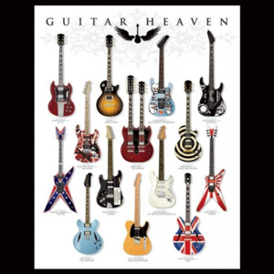 Plakát, Obraz - Guitar heaven, (40 x 50 cm)