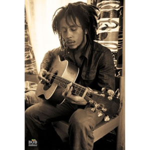 Plakát, Obraz - Bob Marley - sepia, (61 x 91,5 cm)