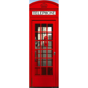 Plakát, Obraz - Londýn - telephone box, (53 x 158 cm)