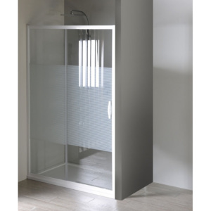 GELCO - ETERNO sprchové dveře posuvné 1100mm, sklo STRIP (GE6911)