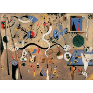 Obraz, Reprodukce - Harlekýn a karneval, 1924-25, Joan Miró, (80 x 60 cm)
