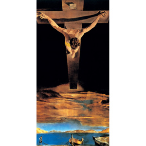 Obraz, Reprodukce - Kristus sv. Jana z Kříže, 1951, Salvador Dalí, (50 x 100 cm)