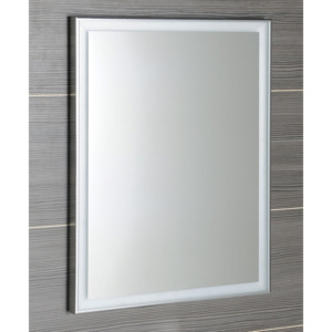 SAPHO - LUMINAR zrcadlo v rámu s LED osvětlením 600x800mm, chrom (NL557)