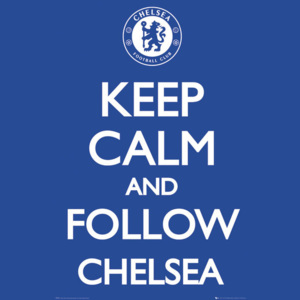 Plakát, Obraz - Chelsea - Keep calm, (61 x 91,5 cm)