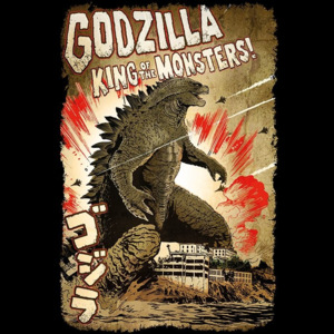 Plakát, Obraz - Godzilla - King of the Monsters, (61 x 91,5 cm)