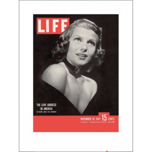 Obraz, Reprodukce - Time Life - Life Cover - Rita Hayworth, (60 x 80 cm)