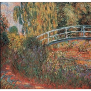Obraz, Reprodukce - Japonský most, Claude Monet, (30 x 24 cm)