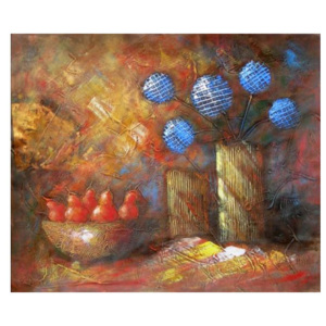 Obraz - Zátiší s modrými květy + DOPRAVA ZDARMA