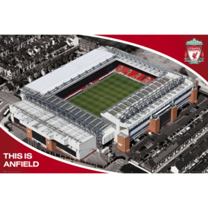 Plakát, Obraz - Liverpool - anfield, (91 x 61 cm)
