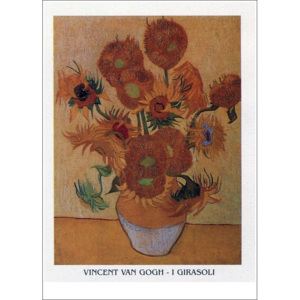 Obraz, Reprodukce - Slunečnice, 1888, Vincent van Gogh, (24 x 30 cm)