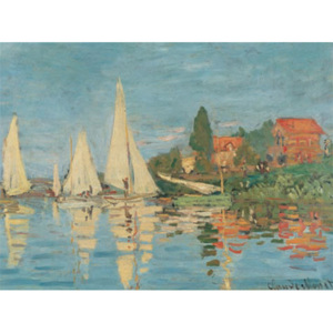 Obraz, Reprodukce - Regaty v Argenteuil, Claude Monet, (80 x 60 cm)