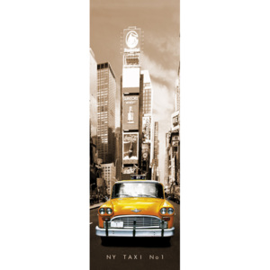 Plakát, Obraz - New York taxi no.1, (53 x 158 cm)
