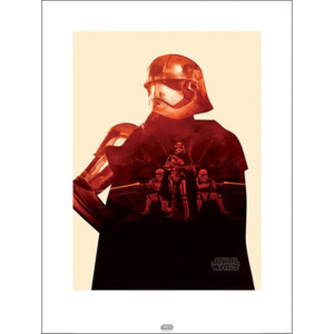 Obraz, Reprodukce - Star Wars VII: Síla se probouzí - Captain Phasma Tri, (60 x 80 cm)