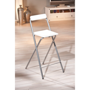 IL Barová židle Inet 50901400 bílá-stříbrná + doprava ZDARMA