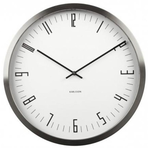 Designové nástěnné hodiny KA5612WH Karlsson 44cm