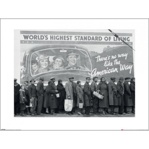 Obraz, Reprodukce - Time Life - World's Highest Standard of Living, (80 x 60 cm)