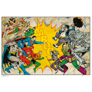 Posters Plakát, Obraz - DC Comics - Heroes Vs Villains, (91,5 x 61 cm)