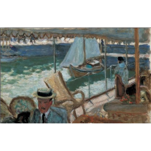 Posters Reprodukce Pierre Bonnard - En Yacht , (80 x 60 cm)