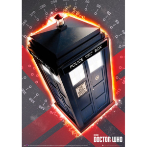 Plakát, Obraz - Doctor Who - Tardis, (47 x 67 cm)