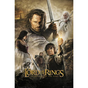 Plakát, Obraz - LORD OF THE RINGS - return of the king one sheet, (61 x 91,5 cm)