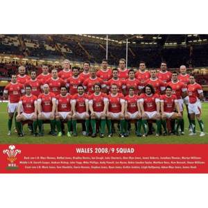 Plakát, Obraz - Wales - 2008/2009 Team, (91,5 x 61 cm)