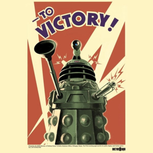 Plakát, Obraz - DOCTOR WHO - to victory, (61 x 91,5 cm)