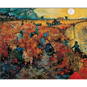 Obraz, Reprodukce - Červené vinice u Arles, 1888, Vincent van Gogh, (80 x 60 cm)