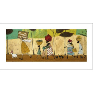Posters Reprodukce Sam Toft - Doris helps out on the trip to Mzuzu , (100 x 50 cm)