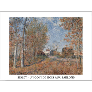 Obraz, Reprodukce - Kraj lesa v Sablons, Sisley, (70 x 50 cm)