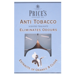 Price´s FRESH AIR vonné čajové svíčky Anti tobacco 30ks