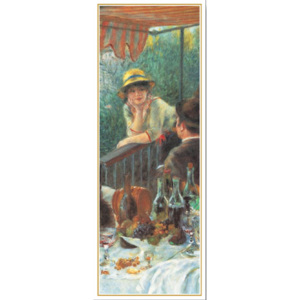 Obraz, Reprodukce - Snídaně veslařů, 1880-81 (část), Pierre-Auguste Renoir, (35 x 100 cm)
