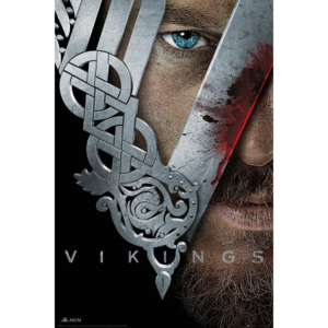 Plakát, Obraz - Vikings - Key Art, (61 x 91,5 cm)
