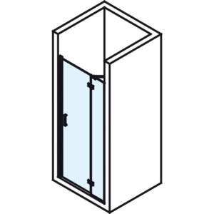 POLYSAN - VITRA LINE sprchové dveře 900mm, pravé, čiré sklo (BN2815R)