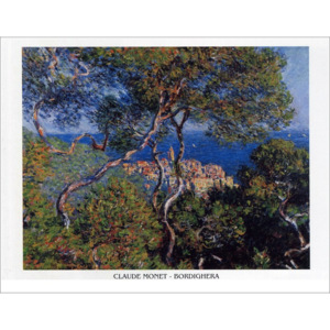 Obraz, Reprodukce - Bordighera, 1884, Claude Monet, (30 x 24 cm)