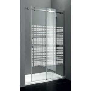 Gelco GD4512SR Sprchové dveře dvoudílné posuvné - sklo Canvas