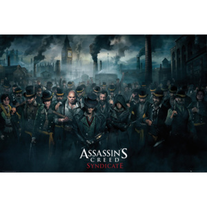 Plakát, Obraz - Assassin's Creed Syndicate - Crowd, (91,5 x 61 cm)