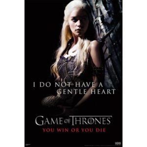 Plakát, Obraz - GAME OF THRONES – I do not have a gentle heart, (61 x 91,5 cm)