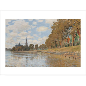 Obraz, Reprodukce - Zaandam, Holandsko, 1871, Claude Monet, (80 x 60 cm)