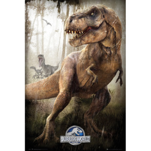 Plakát, Obraz - Jurský svět - T-Rex, (61 x 91,5 cm)