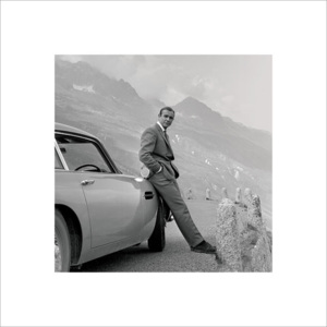 Obraz, Reprodukce - James Bond 007 - Aston Martin, (40 x 40 cm)