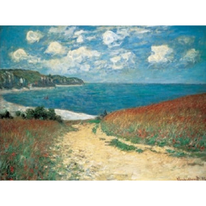 Obraz, Reprodukce - Pšeničné pole, Pourville, Claude Monet, (70 x 50 cm)