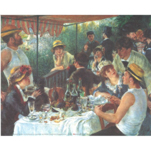 Obraz, Reprodukce - Snídaně veslařů, 1880-81, Pierre-Auguste Renoir, (30 x 24 cm)