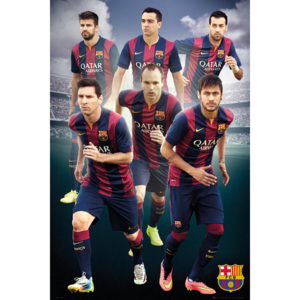 Plakát, Obraz - FC Barcelona - Players 14/15, (61 x 91,5 cm)