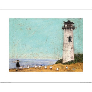 Obraz, Reprodukce - Sam Toft - Seven Sisters And A Lighthouse, (50 x 40 cm)