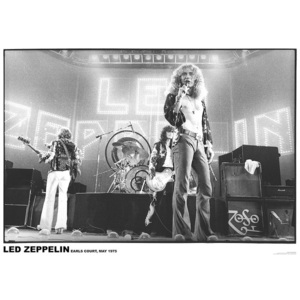 Plakát, Obraz - Led Zeppelin - Earls court, (84 x 59,5 cm)